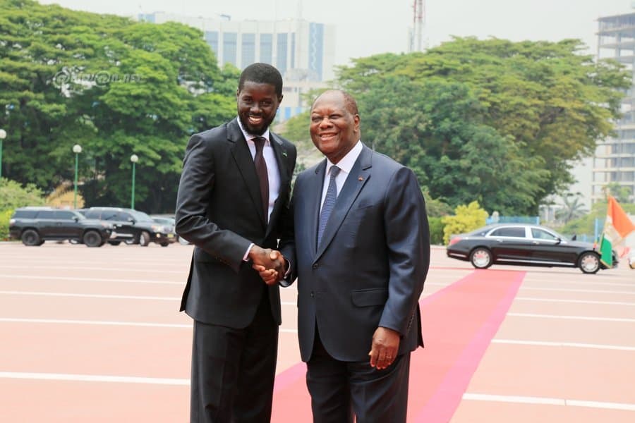 Côte d’Ivoire-Sénégal : Alassane Ouattara et Diomaye Faye s’engagent à redynamiser les relations entre les deux pays