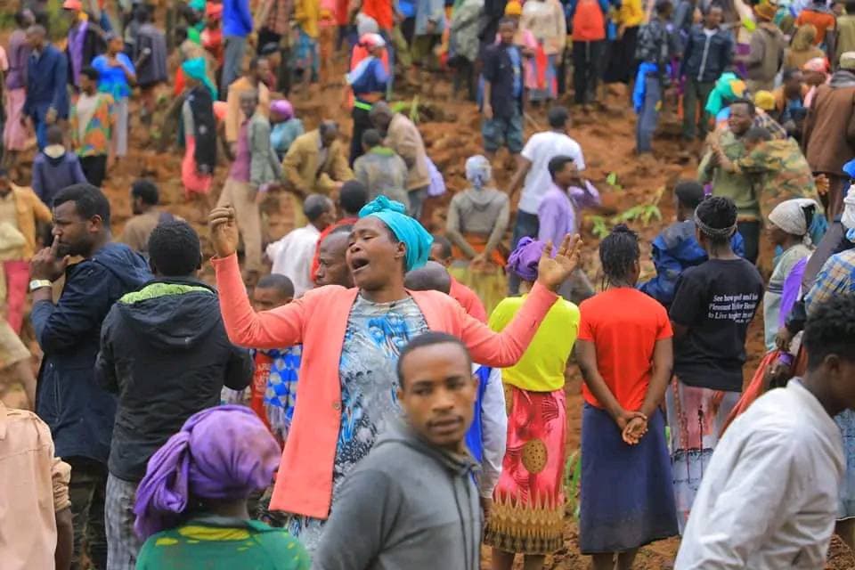 Ethiopie : Au moins 229 personnes trouvent la mort dans un glissement de terrain après de fortes pluies dans le sud du pays