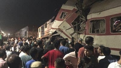 Egypte : Deux trains entrent en collision dans le Delta du Nil, au moins 3 morts et 40 blessés déplorés