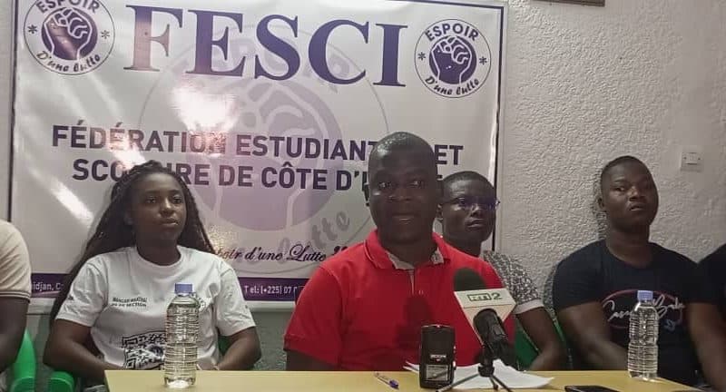 Côte d’Ivoire : Le gouvernement dissout la FESCI et toutes les organisations syndicales estudiantines, 17 étudiants déférés au parquet d’Abidjan