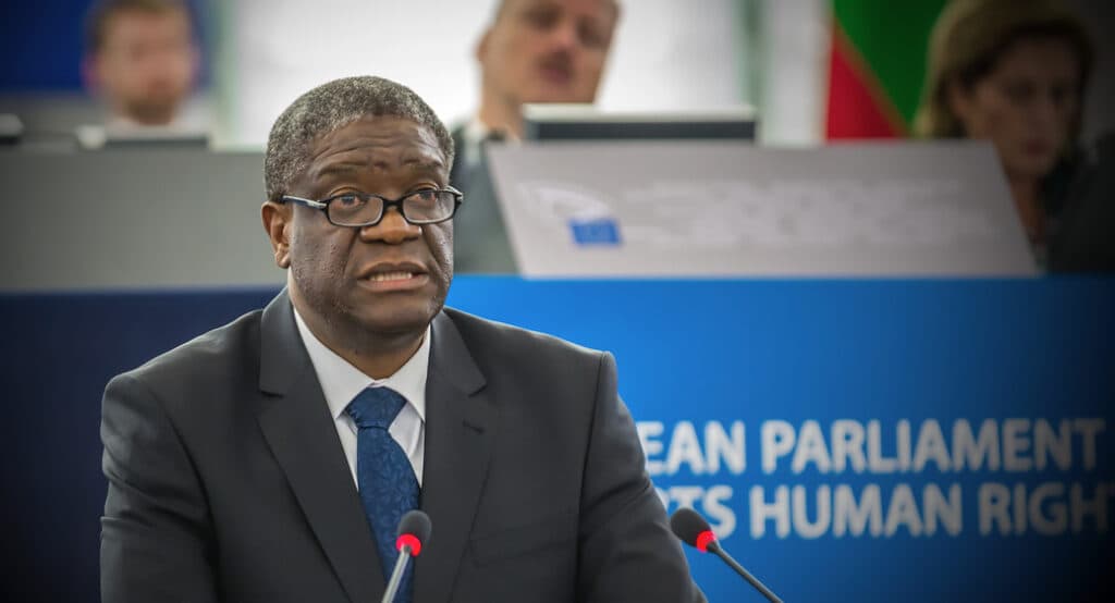 RDC : Dr Denis Mukwege alerte le Parlement Européen sur la crise humanitaire en République Démocratique du Congo