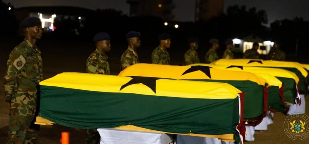 Ghana : Trois jours de deuil national suite au crash d’hélicoptère ayant coûté la vie à huit personnalités