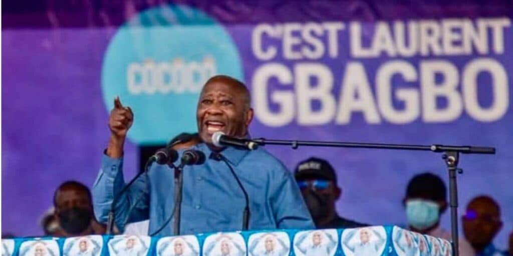 Côte d’Ivoire : En meeting à Yopougon, Laurent Gbagbo catégorique : « Allez dire à Ouattara qu’il ne fera pas un 4è mandat »