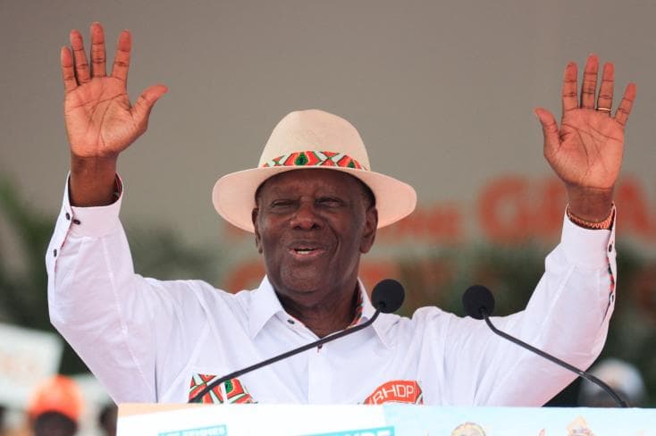 Côte d’Ivoire : Présidentielle 2025, Alassane Ouattara largement en tête selon les premiers résultats provisoires