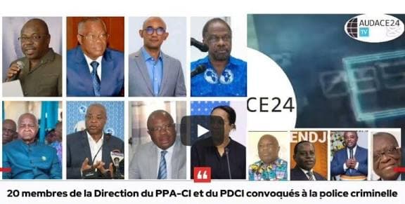 Côte d’Ivoire : Plusieurs cadres du PPA-CI et du PDCI-RDA convoqués par la police après la réélection d’Alassane Ouattara