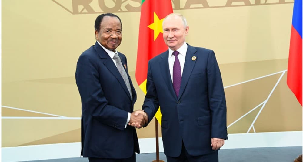 Cameroun : Vladimir Poutine félicite Paul Biya pour sa réélection à la tête de l’État camerounais