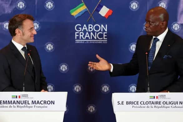Gabon : Face à Emmanuel Macron, Brice Oligui N’guema plaide pour le rapatriement des fonds détournés durant les décennies du régime Bongo