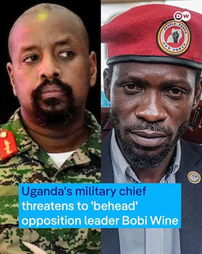 Ouganda : Après la présidentielle, le chef de l’armée, fils de Yoweri Museveni, appelle à l’assassinat de l’opposant Bobi Wine