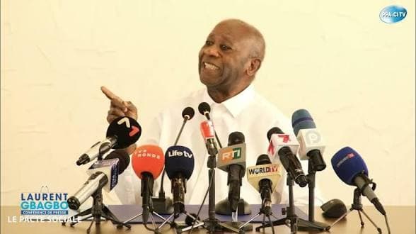 Côte d’Ivoire : Laurent Gbagbo dévoile son « Pacte social » et recentre le PPA-CI sur sa restructuration