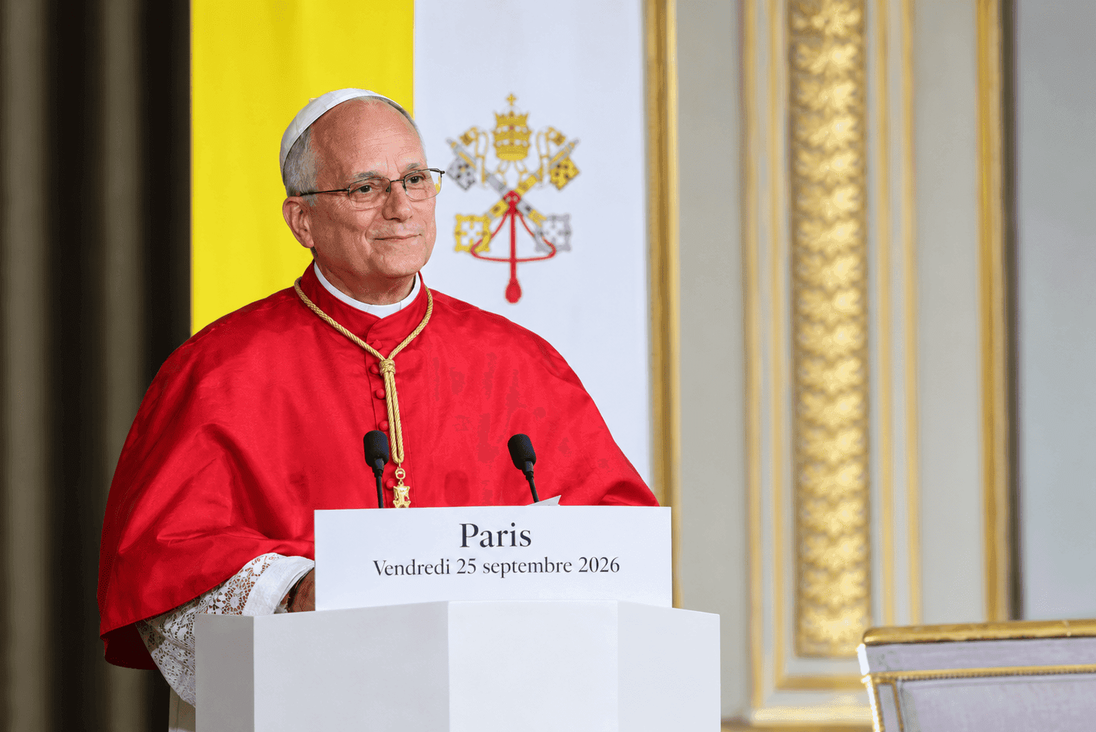 France : Depuis l’Élysée, Léon XIV exhorte Paris à œuvrer pour la paix face aux « bruits de bottes » dans le monde